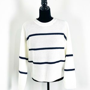 Stripe Crew Neck Sweater